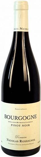 Вино Domaine Nicolas Rossignol Bourgogne AOC Pinot Noir   2015  750 мл