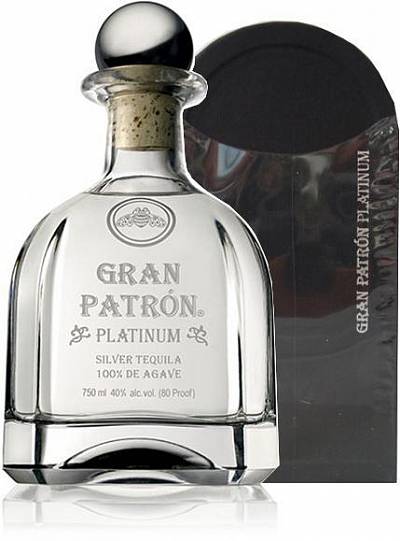 Текила Grand Patron Platinum  gift box    700 мл