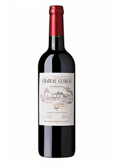 Вино  CHATEAU GUIBEAU  Castillon Côtes de Bordeaux  ШАТО ГИБО 2016 750 мл
