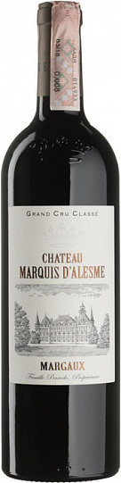 Вино Chateau Marquis d'Alesme  Margaux AOC  2019 750 мл 14%