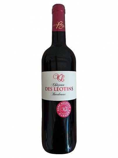 Вино Chateau des Leotins Bordeaux AOC  red dry  750 мл