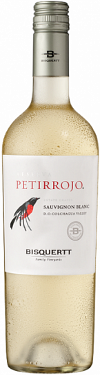 Вино Bisquertt Petirrojo Reserve Sauvignon Blanc Colchagua Valley DO  2019  750 мл