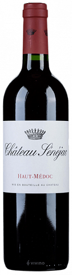 Вино Chateau Senejac Haut-Medoc 2018 750 мл 14%