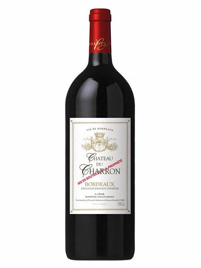 Вино Chateau Charron Bordeaux rouge AOC  red dry  1500 мл