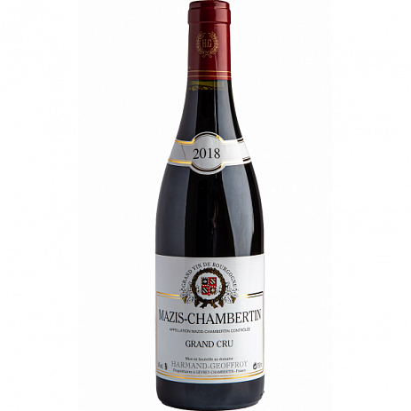 Вино Domaine Harmand Mazis-Chambertin Grand Cru  2017 750 мл 14%