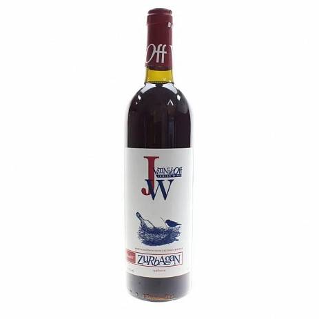 Вино Виникофф  Зурбаган красное полусладкое  750 м