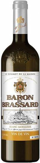 Вино Baron du Brassard Blanc Moelleux  white semi sweet 750 мл