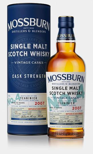 Виски Mossburn Single Malt Scotch Whisky Vintage Casks №4 Teaninich 700 мл