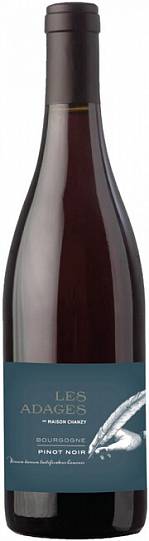 Вино Chanzy  Les Adages Pinot Noir Bourgogne AOC   2020 750 мл