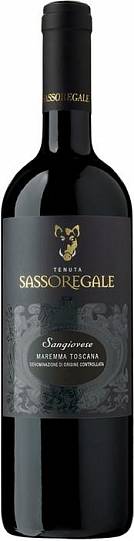 Вино Tenuta Sassoregale, Sangiovese Maremma Toscana DOC Тенута Сассорег