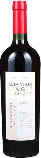 Вино Alta Vista Single Vineyard Alizarine  Malbec  2014 750 мл