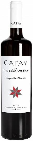 Вино Finca de los Arandinos Catay Tempranillo Mazuelo Rioja DOCa  2019 750 мл 13,5%