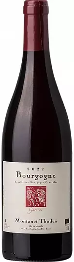 Вино Domaine Montanet-Thoden Bourgogne Rouge AOC Garance  La Soeur Cadette  2022 750 m
