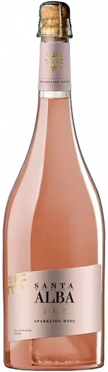 Игристое вино  Santa Alba  Rose  Brut  750 мл 11,5 %