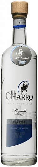 Текила El Charro Premium Silver 100% Puro de Agave   750 мл 
