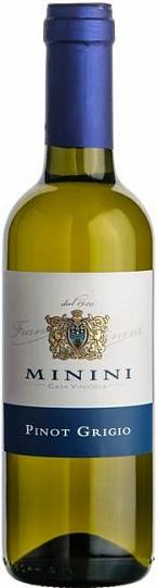 Вино Minini, Pinot Grigio Veneto IGT Минини Пино Гриджио  2018 375 м