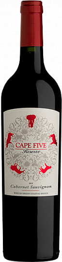 Вино Cape Five Cabernet Sauvignon Reserve    2017 750 мл