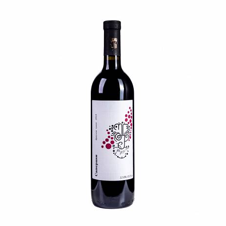 Вино  Aguna  Агуна Саперави   красное сухое   750 мл  12 %