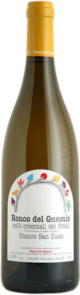 Вино Ronco Del Gnemiz, Bianco San Zuan (Tocai Friulano)/Ронко Дель Гнемиц, Бьянко Сан Дзуан, 2010, 750 мл