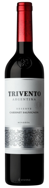 Вино Trivento Reserve Cabernet  Тривенто Резерв Каберне Совиньон 2019  750 мл