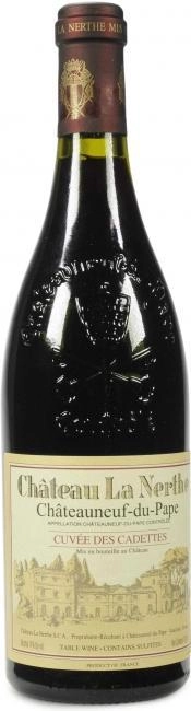Вино Chateau la Nerthe Cuvee des Cadettes Chateauneuf-du-Pape AOC  2017 750 мл 15%