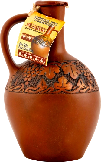 Вино Иджеван Тнакан красное сухое керамика кувшин  750 мл