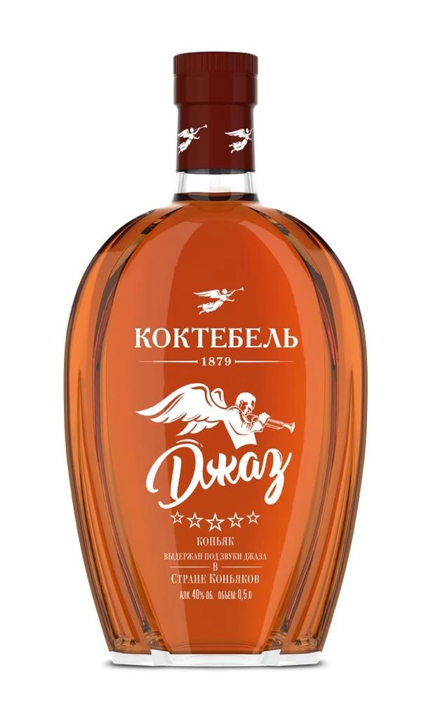 Коньяк пятилетний Коктебель Джаз 500 мл