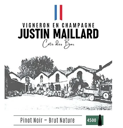 Шампанское JUSTIN MAILLARD Eclat d'Or Blanc de Blancs Extra Brut  2017 750 мл 12,0%