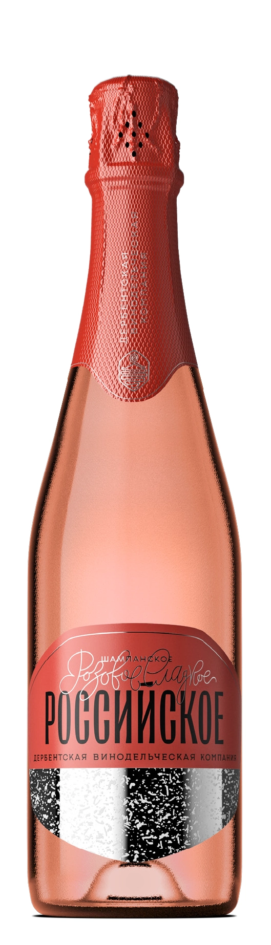 Игристое вино ДВК Российское Дагестан   розовое  сладкое   750 мл