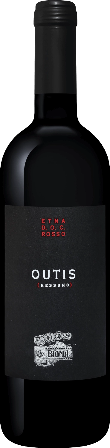Вино Outis Nessuno Etna DOC Azienda Agricola Biondi red 2017 750 мл