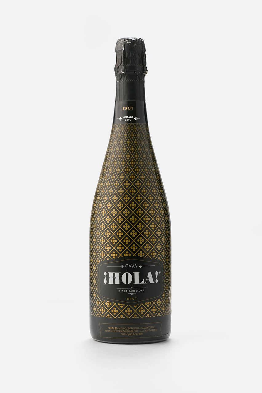 Игристое Вино Cava Hola Brut  DOC 750 мл