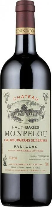 Вино Chateau Haut-Bages Monpelou Pauillac AOC  2017 1500 мл