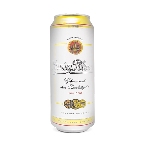 ПИВО KÖNIG PILSENER  КЁНИГ ПИЛСНЕР  ж/б 500 мл