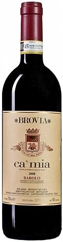 Вино Fratelli Brovia Ca'Mia Barolo DOCG  2008 750 мл