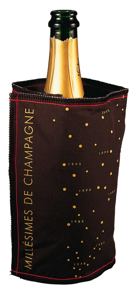 Охлаждающий чехол Wine cooler Охлаждающий чехол  для шампанского Фреш Миллезим  черный