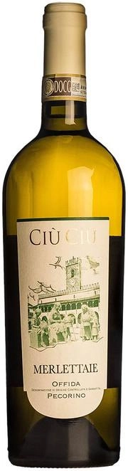 Вино Ciu Ciu Merlettaie Pecorino Offida DOCG  2018 750 мл