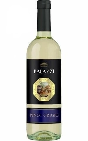 Вино  Toser Vini PPALAZZI PINO GRIGIO white dry  2020  750 мл