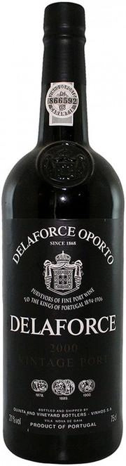Портвейн  Delaforce Vintage Port   2000 750  мл