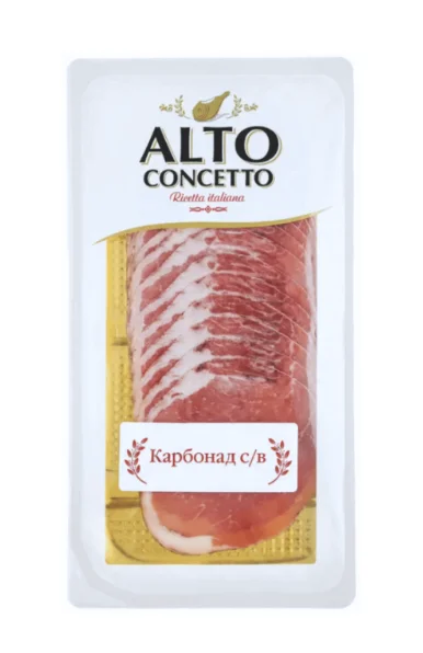 Колбаса Альто Консетто Карбонад нарезка 100 гр