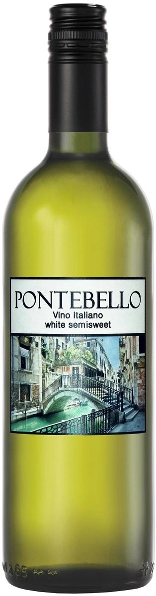 Вино Pontebello blanco semi sweet  Понтебелло белое полусладкое 750 мл