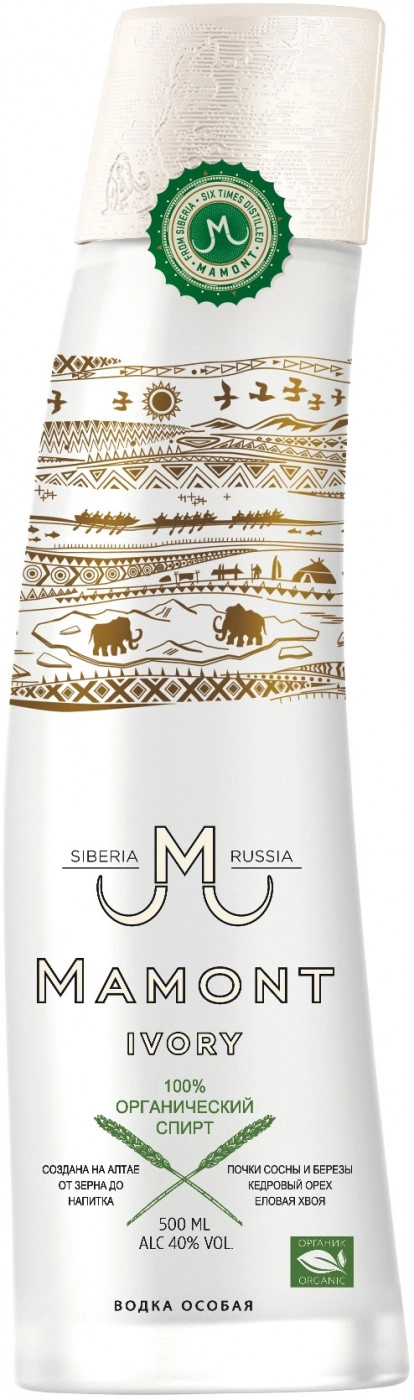Водка   "Mamont" Ivory   500 мл