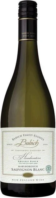 Вино Babich Family Estates Headwaters Organic Sauvignon Blanc, Бабич Фэмили Эстейтс Хэдуотерс Органик Совиньон Блан NEW 2017 750 мл