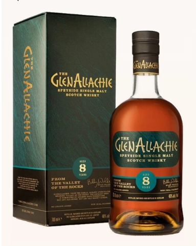 Виски GlenAllachie 8 Years Old  gift box 700 мл  46 %