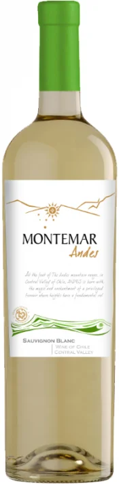 Вино Aresti, "Montemar" Andes, Sauvignon Blanc, "Монтемар" Андес, Совиньон Блан, 2013 , 750мл