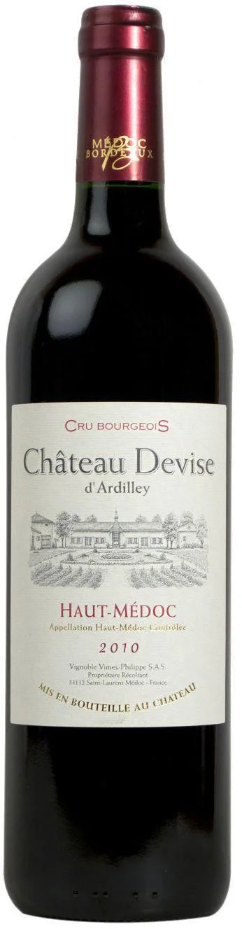 Вино Chateau Devise d’Ardilley, Шато Девиз Д Арди 2010 сух.красн. 14%