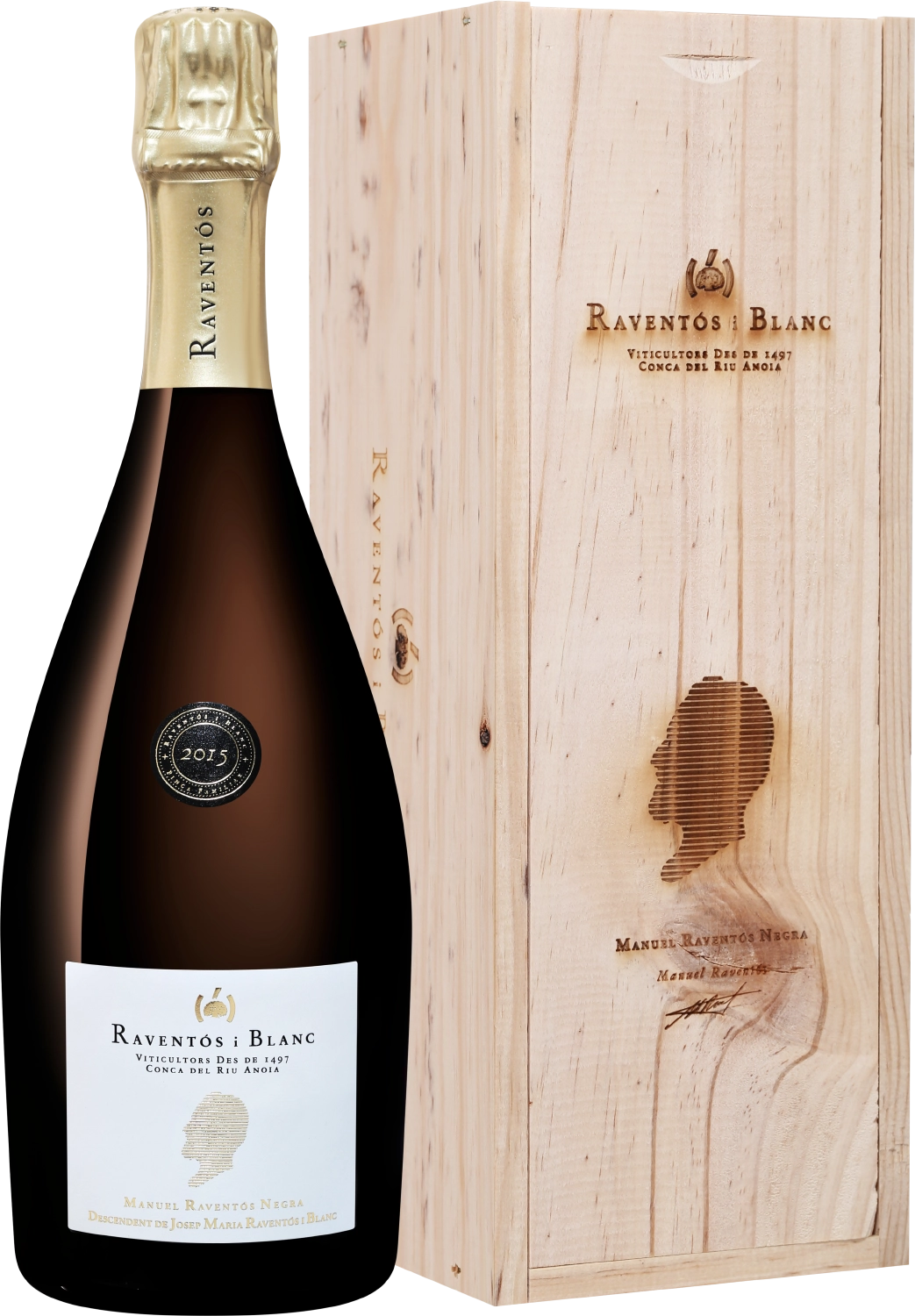 Игристое вино  Manuel Raventos Negra Raventos i Blanc Brut Nature  2015 750мл