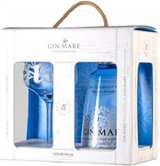 Джин Gin Mare gift box  + 1 glass 700 мл