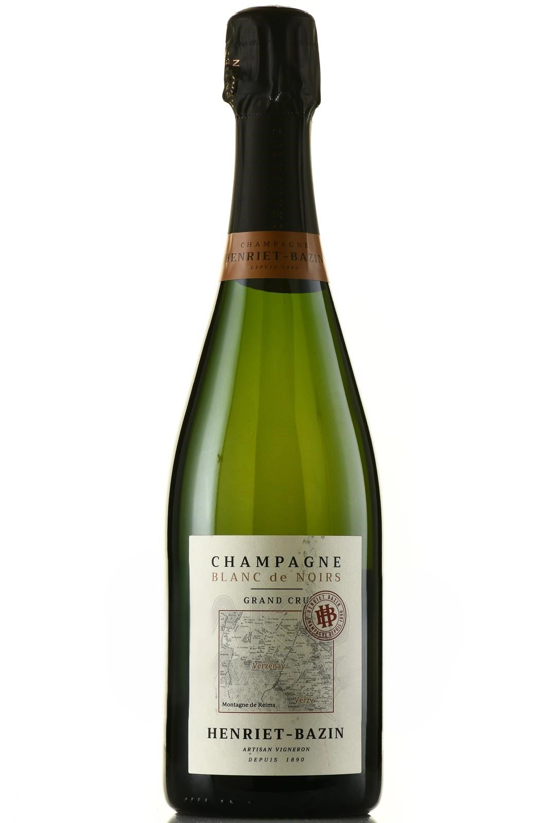 Шампанское HENRIET BAZIN Blanc de noirs Grand Cru 2019 Extra Brut 750 мл