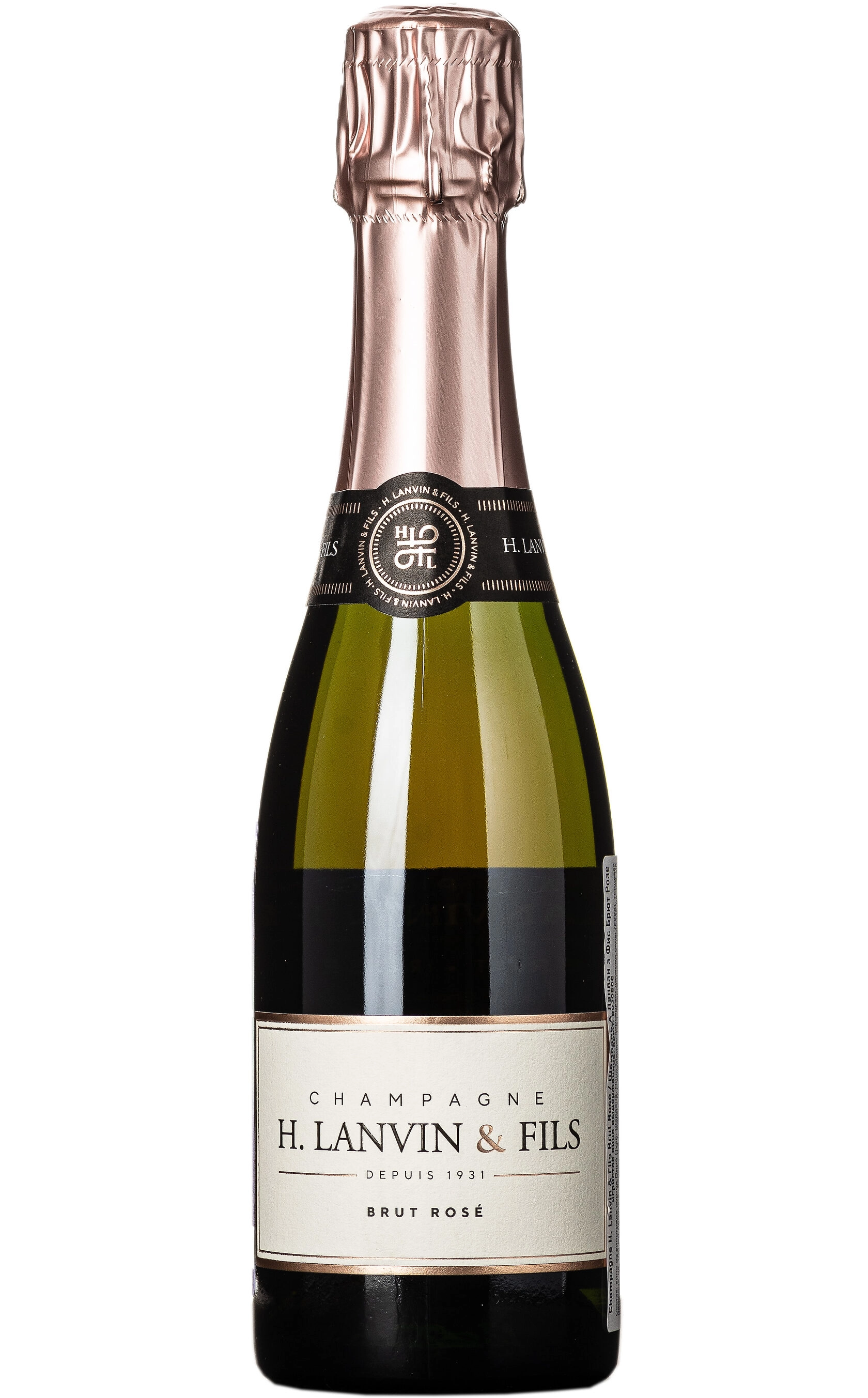 Шампанское Champagne H. Lanvin & Fils Brut  Rose Ланвин И Филс Брют Розе 2016 375 мл  12%