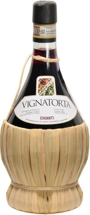Вино Vignatorta Chianti, Кьянти Виньяторта (Соломенная оплетка) 2017 750 мл